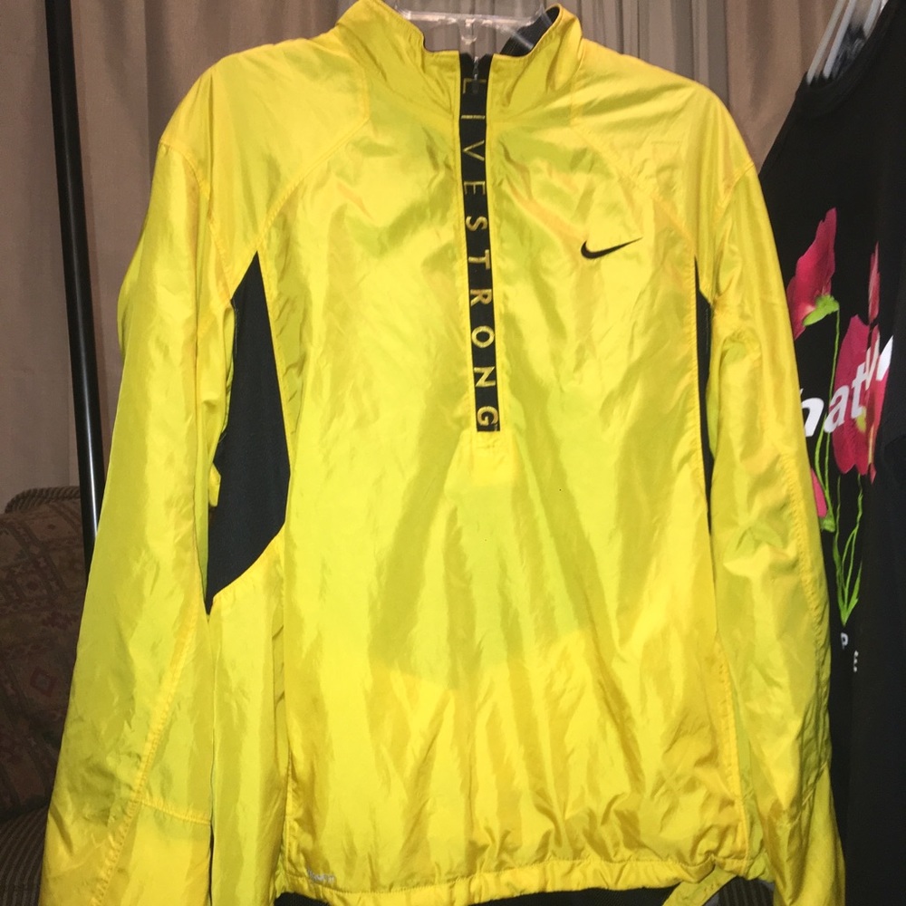 Bright Yellow Nike Windbreak Pullover
